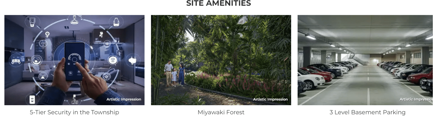 Site Amenities hero homes