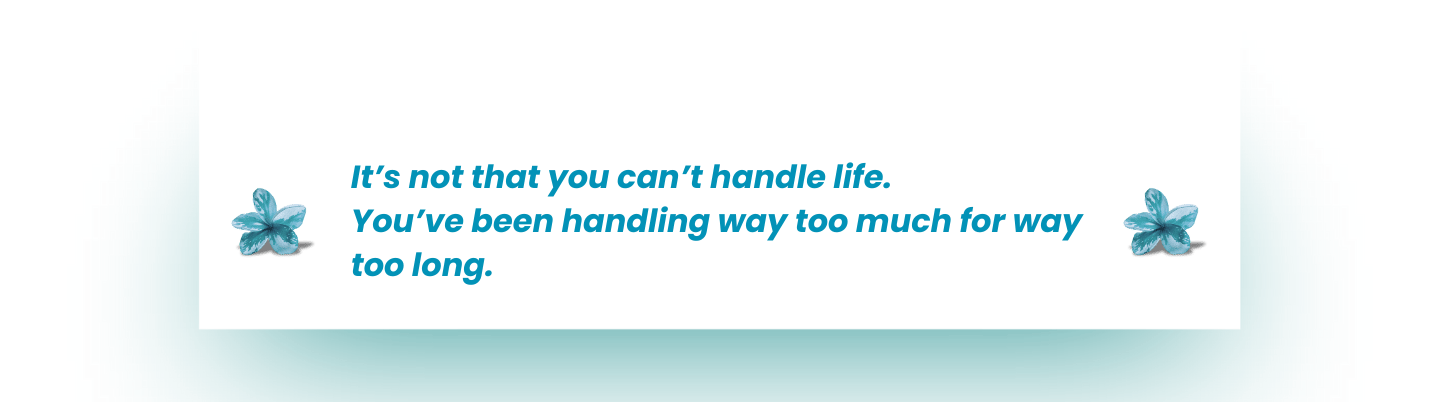 Quote about handling anxiety in life
