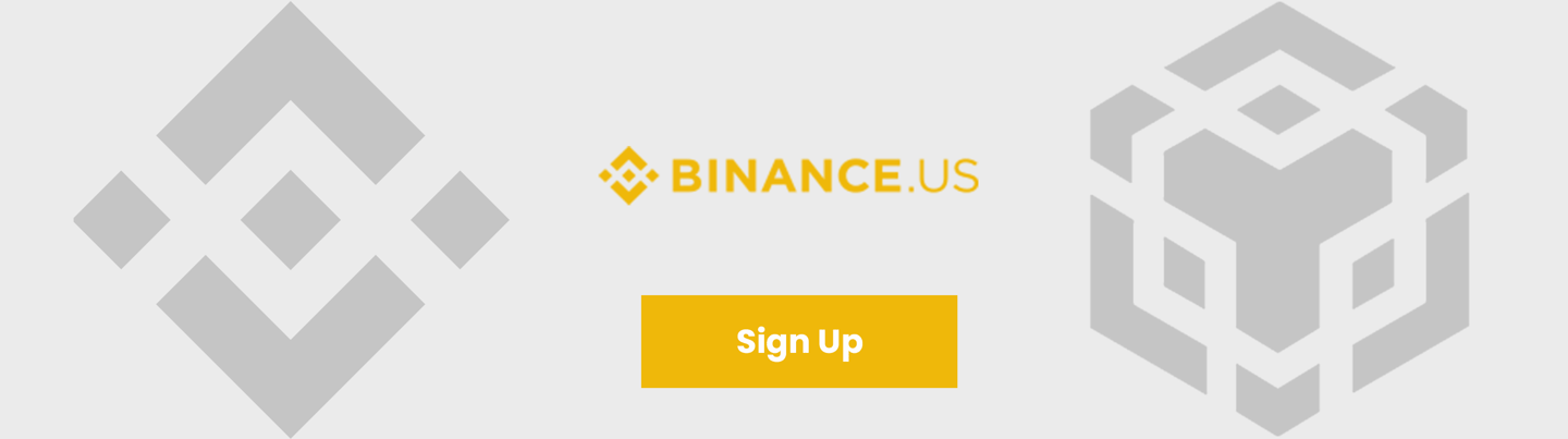 Binance.us banner Sign up