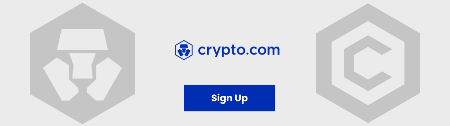 Crypto.com banner Sign up