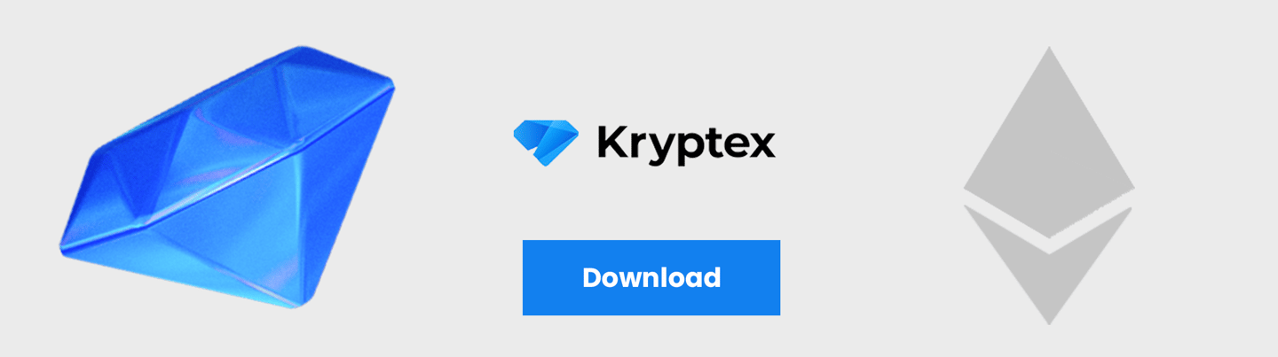Kryptex banner Sign up
