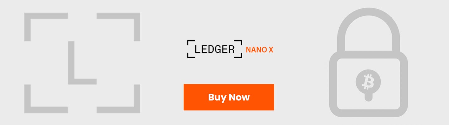 Ledger Nano X Buy now banner