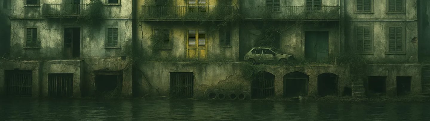 a building with a car parked in front of it es riueto, portocolom