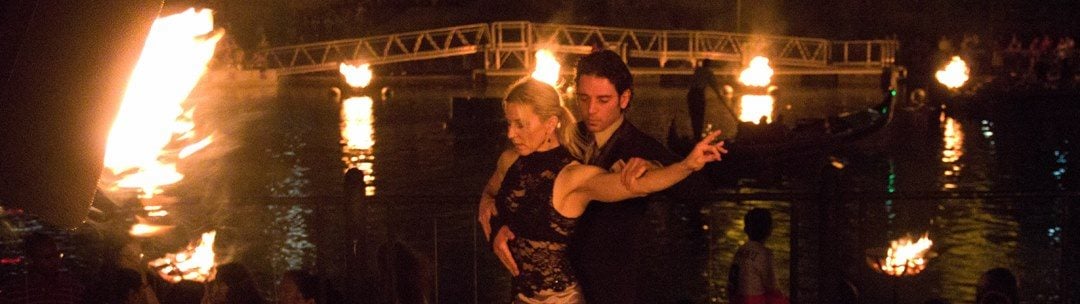 Mekhael and Martha dancing