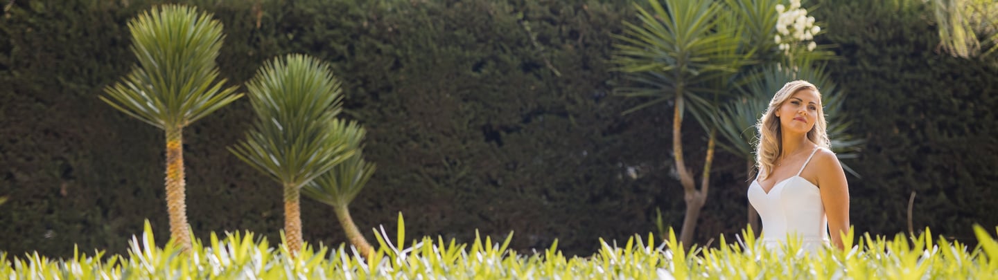 sposa in una location da sogno