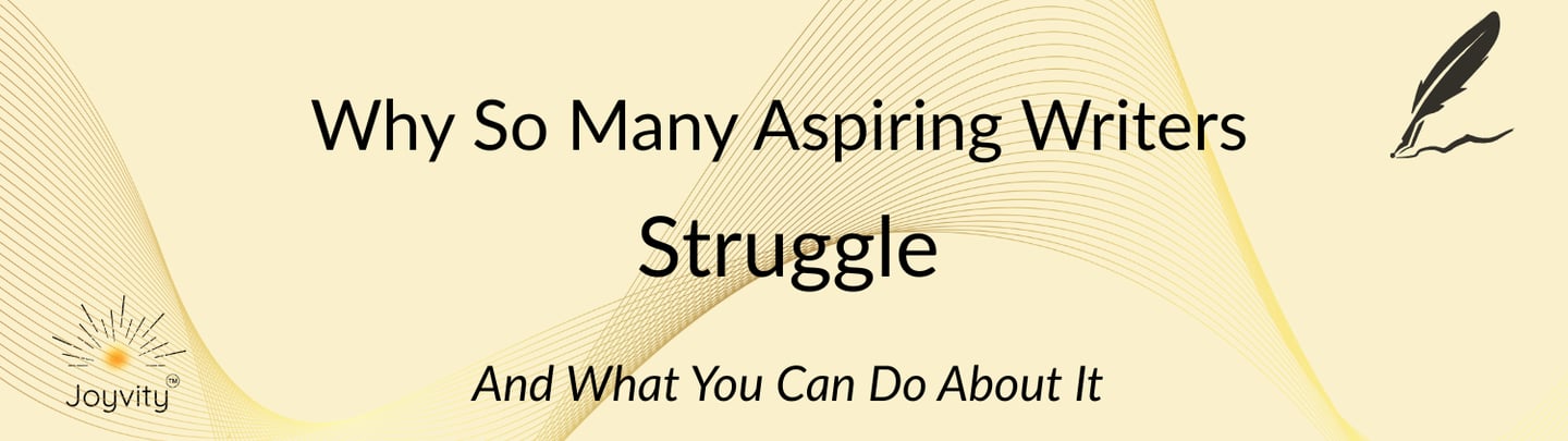 a pen and a pen with the words why so many writers struggle