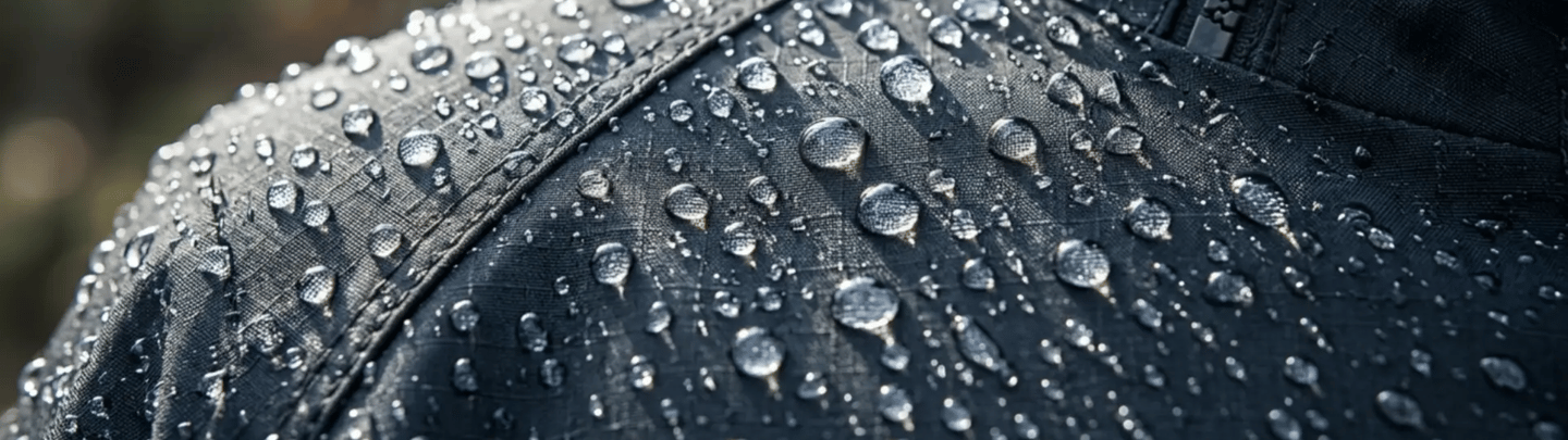 High moisture permeability waterproof fabric for outdoor shell jackets