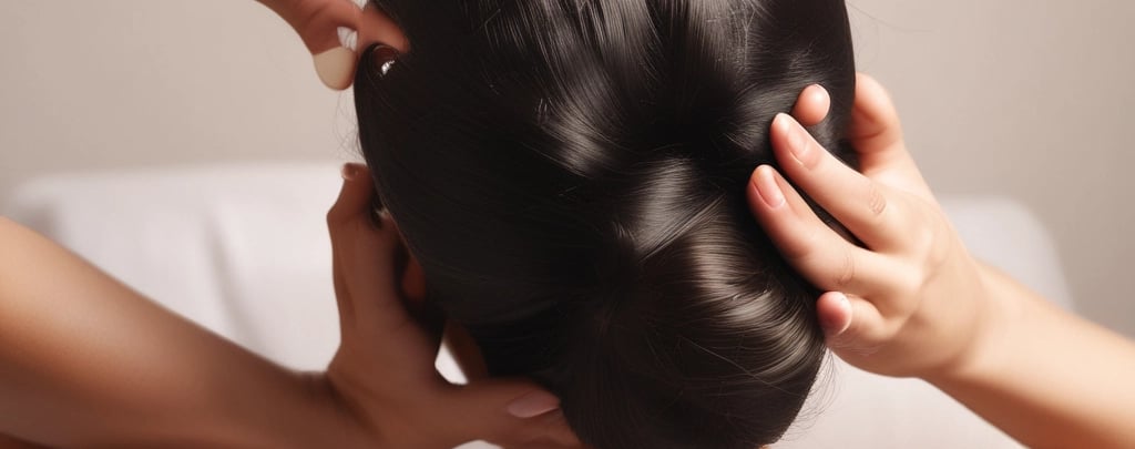 Scalp massage therapy for hair and stress relief at Macro Spa Medavakkam