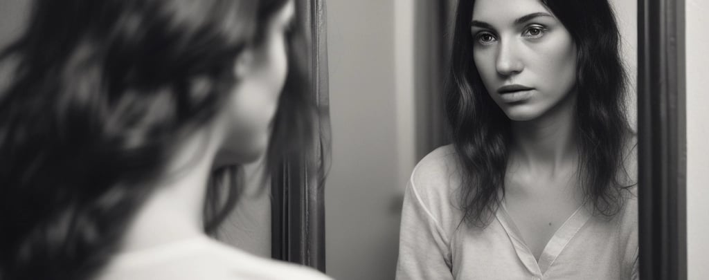 A cozy home workspace with beauty products and a laptop, soft malva accents and gold details.