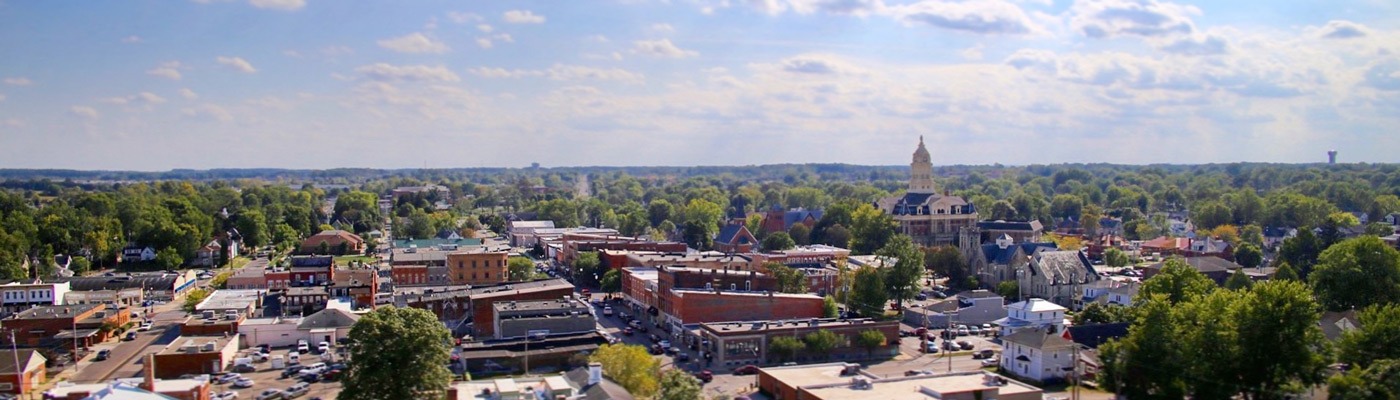 ARIEAL VIEW OF MARYSVILLE OHIO
