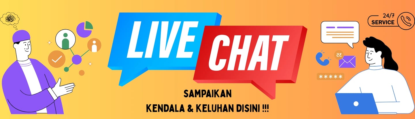 Layanan Live Chat 24 jam DindaHappy untuk bantuan dan keluhan