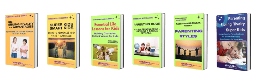 a banner of parenting books