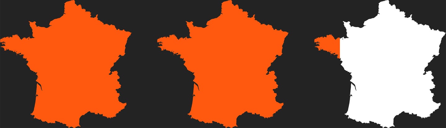 2,1 fois la france en carte