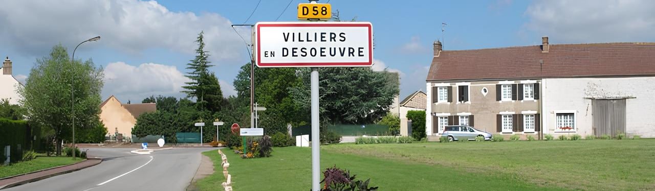 Photo de l'entrée de ville de Villiers-en-Désœuvre 27640 - ATZ Diagnostic Immobilier