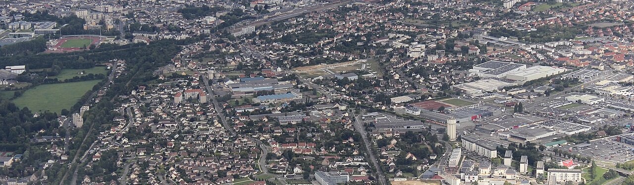 Vue aérienne de Vernouillet 28500 - ATZ Diagnostic Immobilier