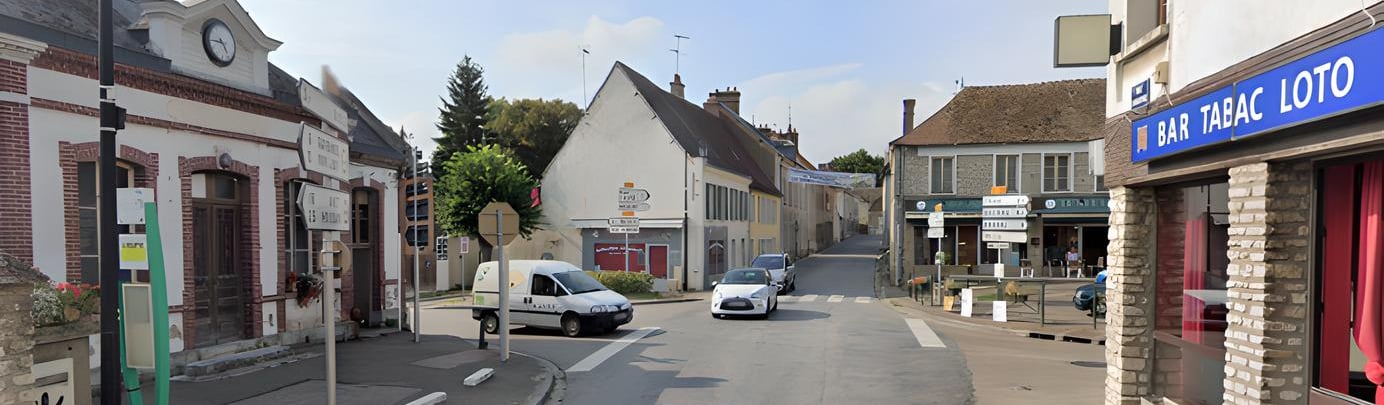 Photo du carrefour principal de Breuilpont 27640 - ATZ Diagnostic Immobilier