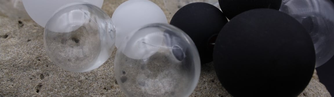 collier en perles de verre soufflées murano