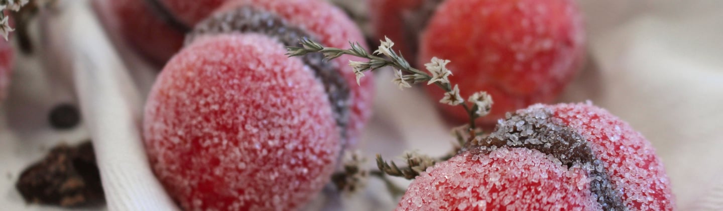 pesche dolci al cioccolato