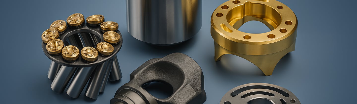 Original Ersatzteile von Hydraulikpumpen und Hydraulikmotoren