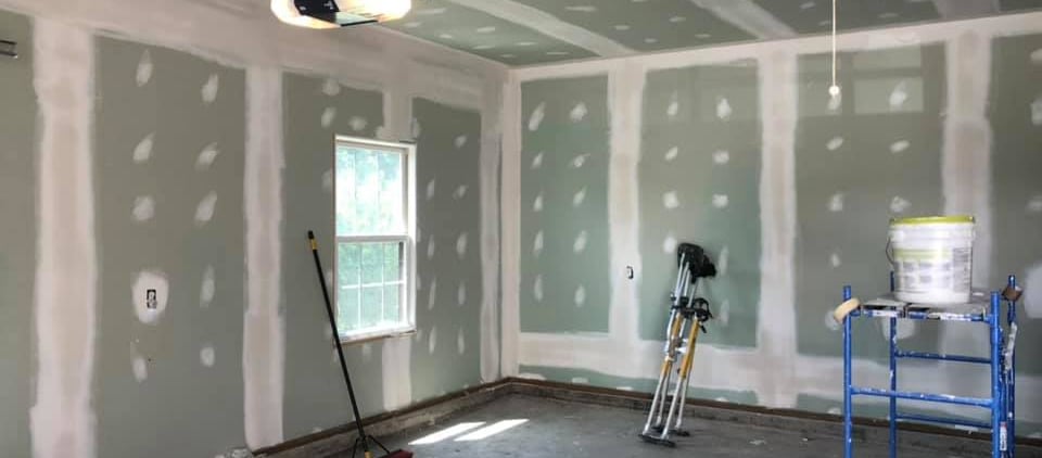 garage drywall installation
