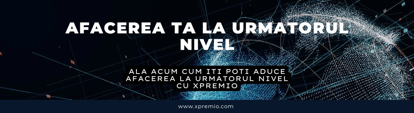 Imagine digitala cu o retea globala de date ilustrand cum afacerea ta poate ajunge la urmatorul nivel prin inteligenta artifi
