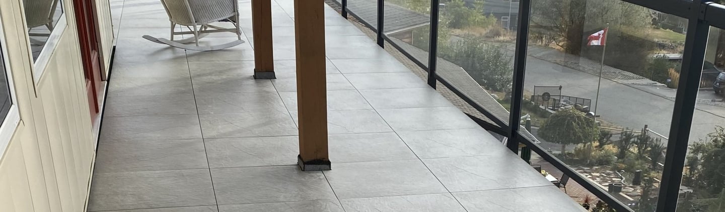 tile installation for patios, steps