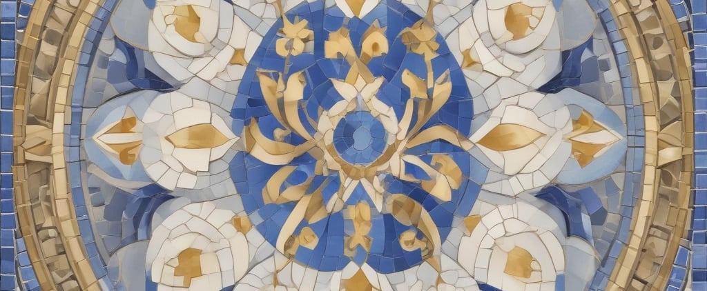 black blue and yellow textile
