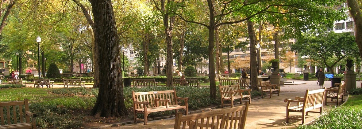 Riitenhouse square, center city, philadelphia