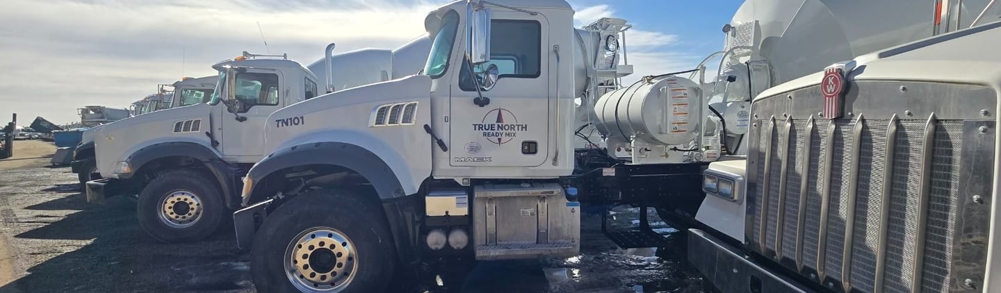 true north ready mix concrete truck