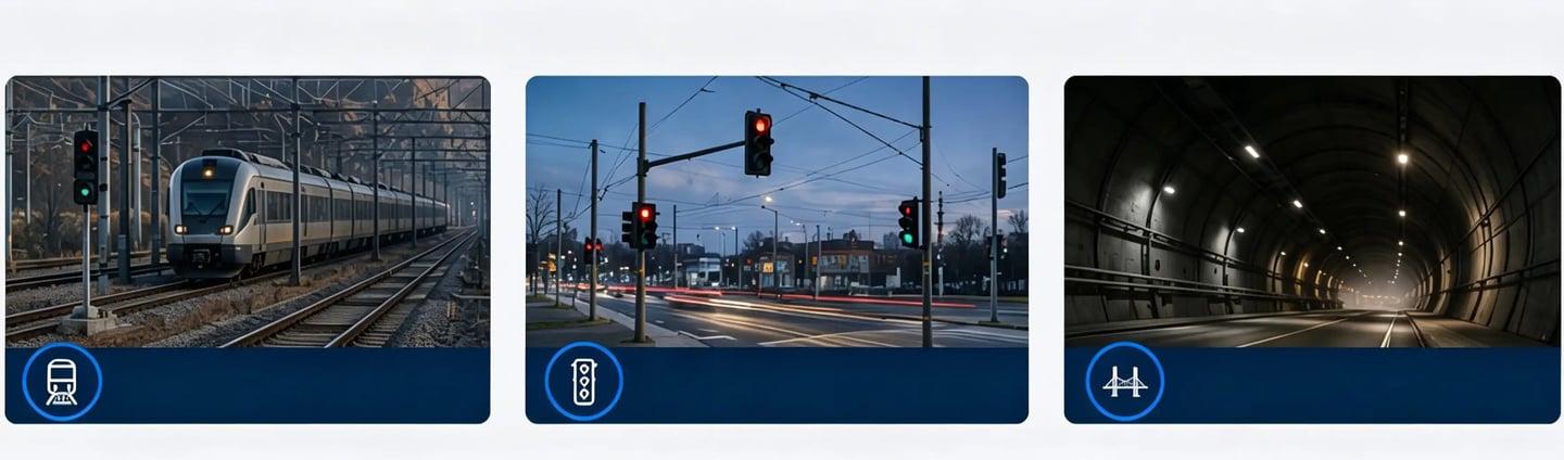 Transportation & Infrastructure Enclosures typical applications