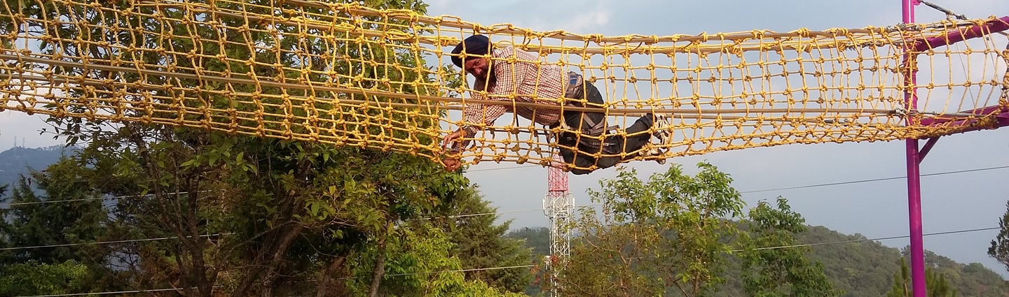 Rope Tunnel Net by SAM Zip Line Zip Line Gear India