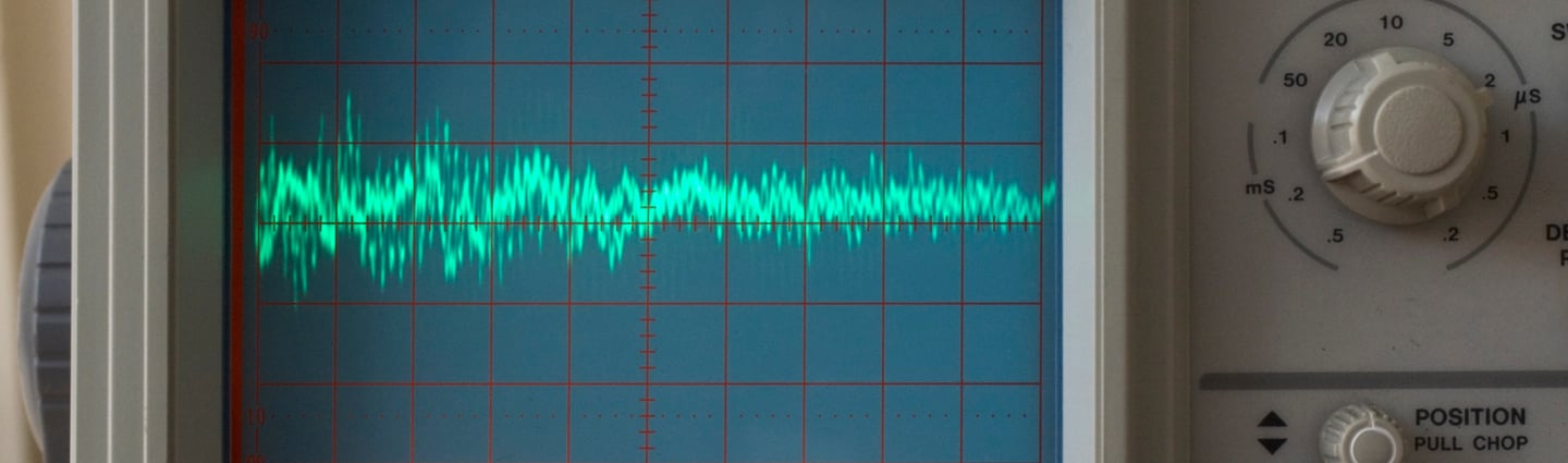 Screen with radio frequencies