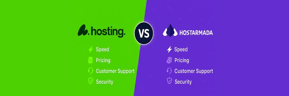 so sánh hosting.com với hostarmada