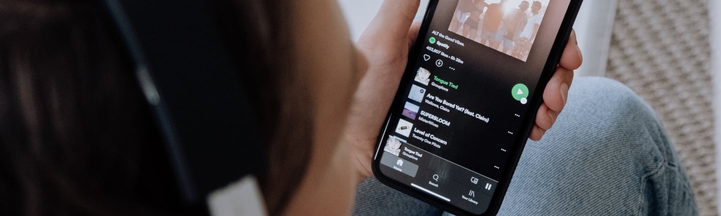 If the user has upgraded to Premium Spotify plan, the ads are not displayed.