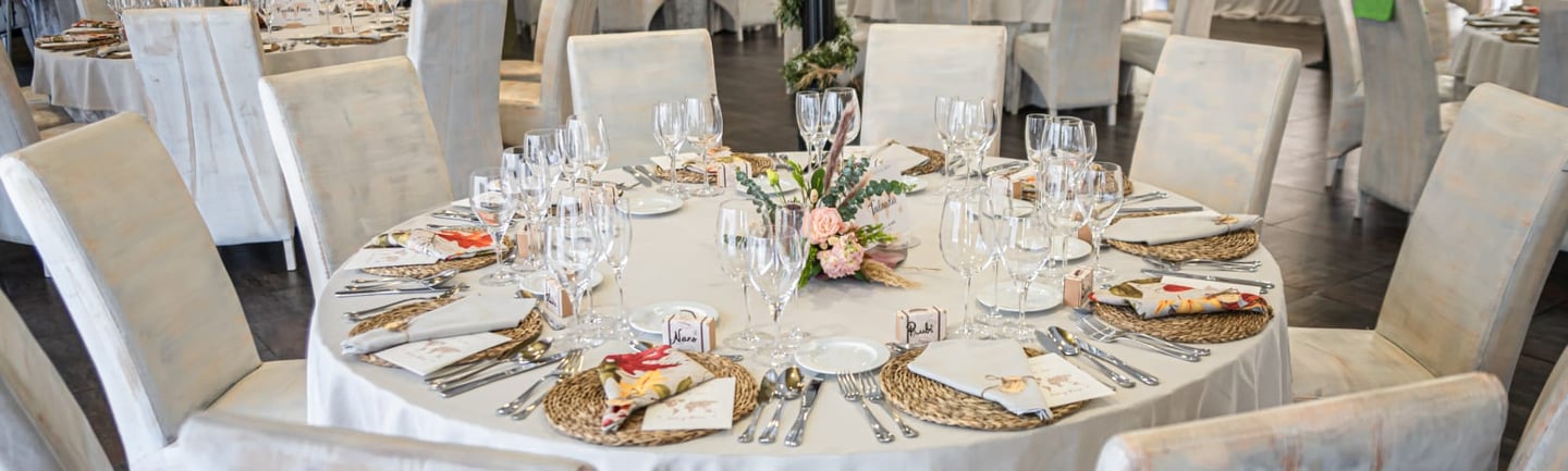 Mesa de Boda preparada por Njevents