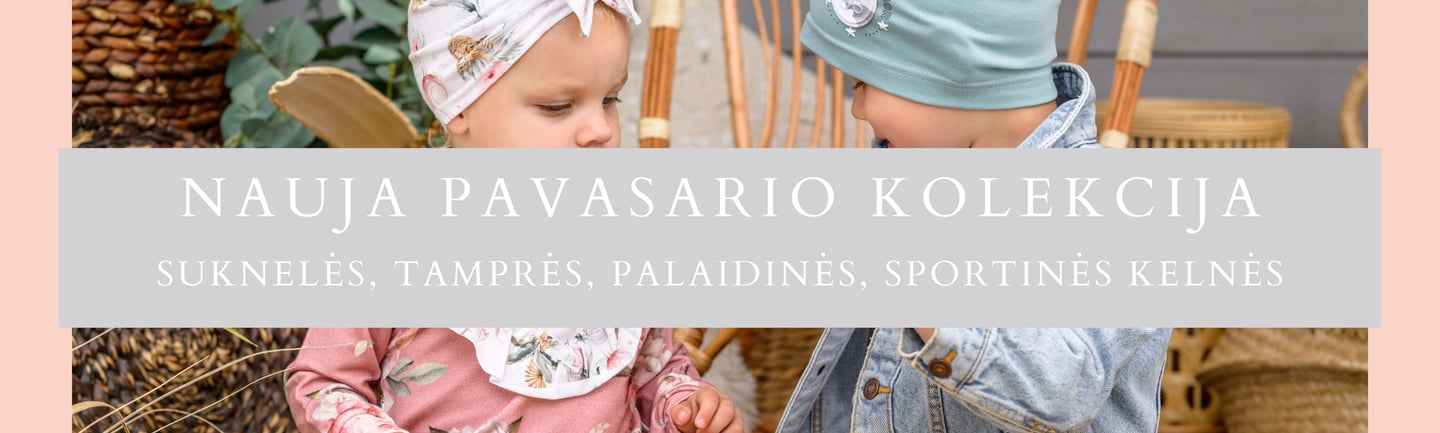pavasario kolekcija vaikams