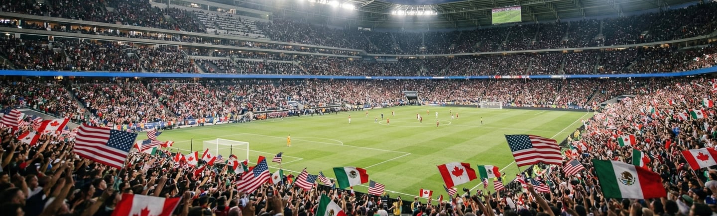 World Cup 2026 stadium packed with fans from USA, Mexico and Canada – tickets, travel and fan guides