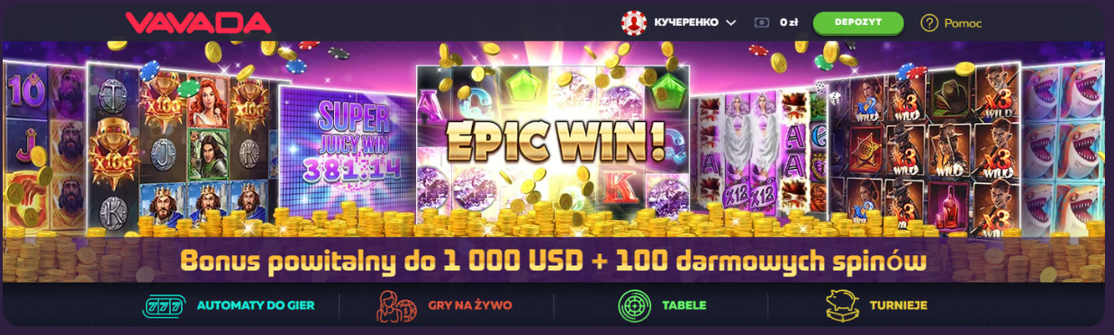 Bonusy w Vavada Casino – Zgarnij więcej na start!