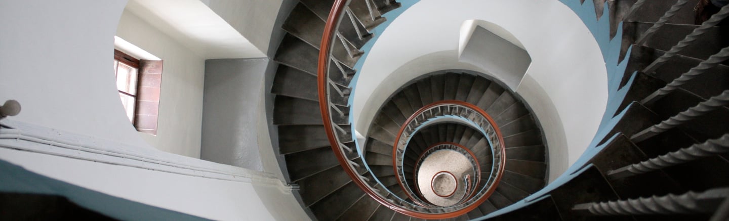 Leuchtturm Treppe Hvide Sande Hinterniss Treppenhaus