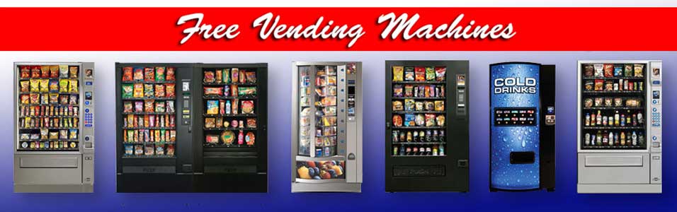 Various vending machine types all free from vending machines free.com.au