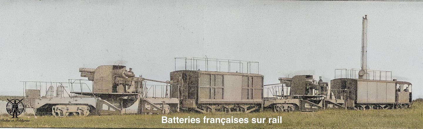 Batteries françaises sur rail