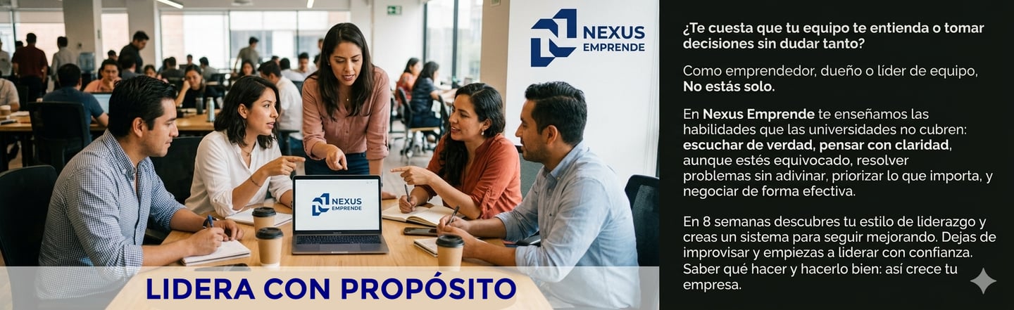 Desarrollo de habilidades, Nexus Emprende, Saber que hacer y hacerlo bien, así es como creces