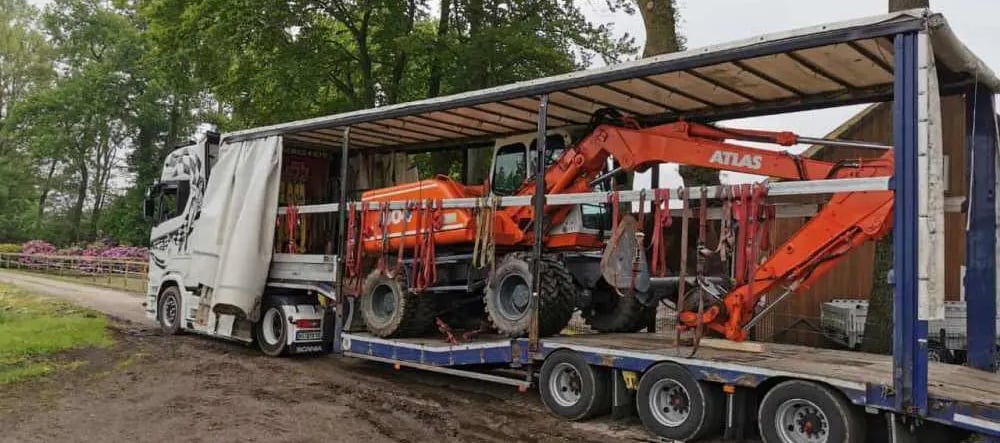 Transport Gabelstapler Traktor S&W Spedition