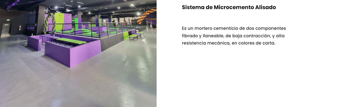 Microcemento Alisado - pisos industriales