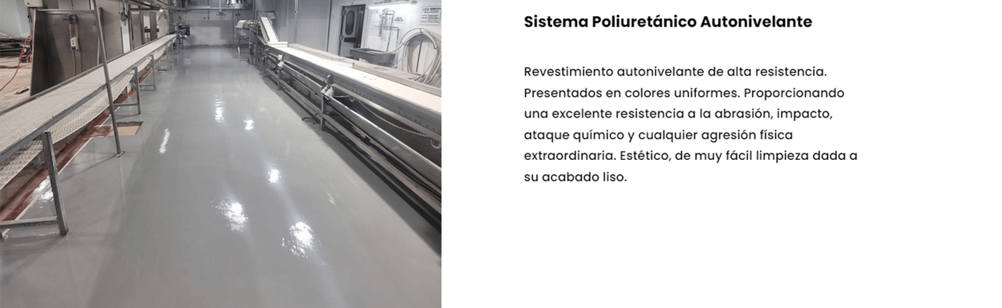 Mortero Poliuretanico Autonivelante - pisos industriales