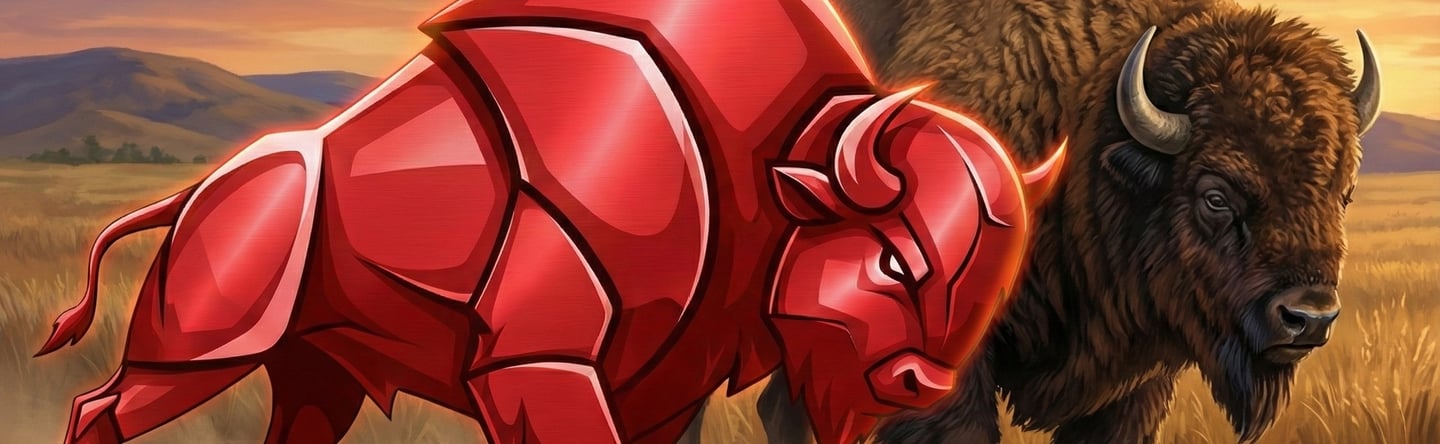 The Iron Bison represents Determination and Resilience. 
