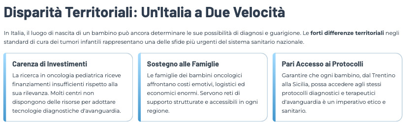 Italia a Due Velocità Disparità di prevenzione e di trattamento 