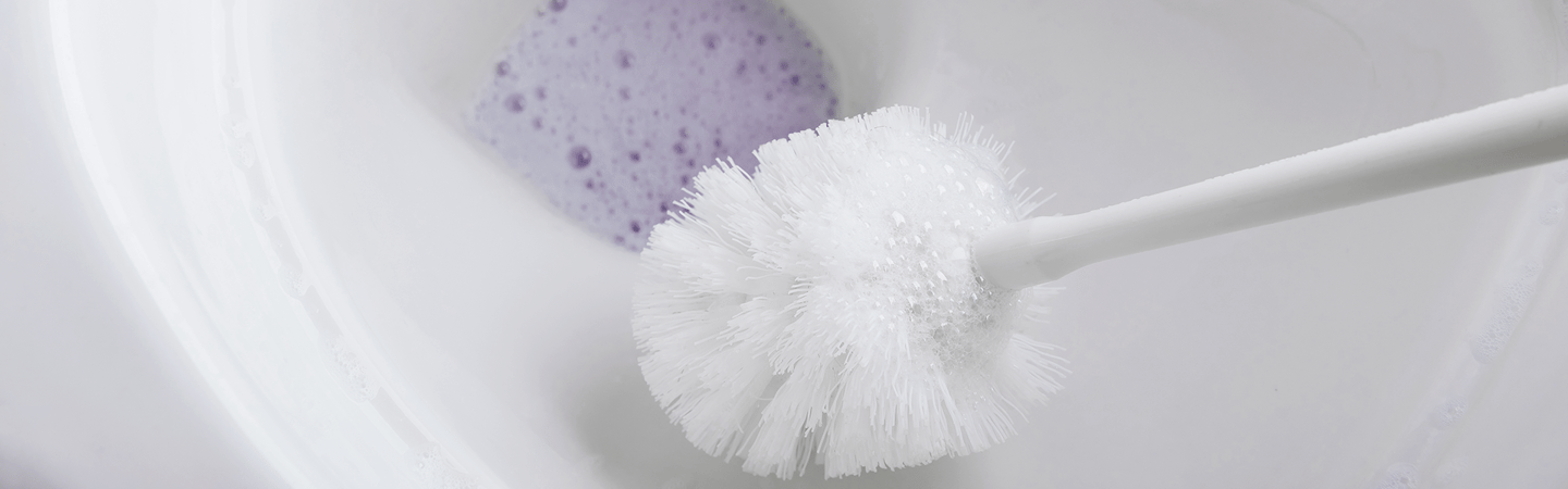 Limpieza de sanitarios e inodoros con productos no corrosivos