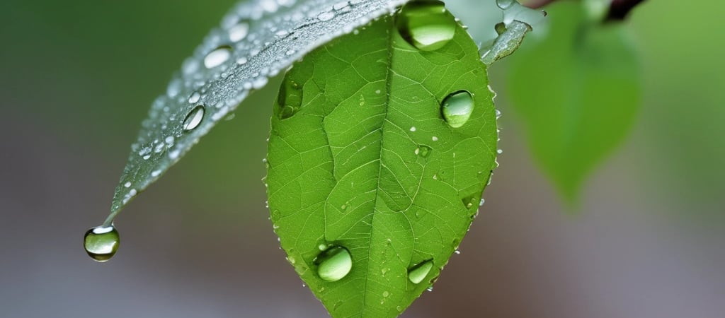 A set of skincare products with two jars and a dropper bottle placed in front of their respective boxes. The packaging is primarily green with white accents, and the brand and product names are visible on each container.