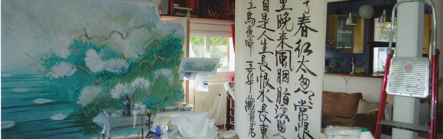 Atelier de l'artiste France CRUSE.